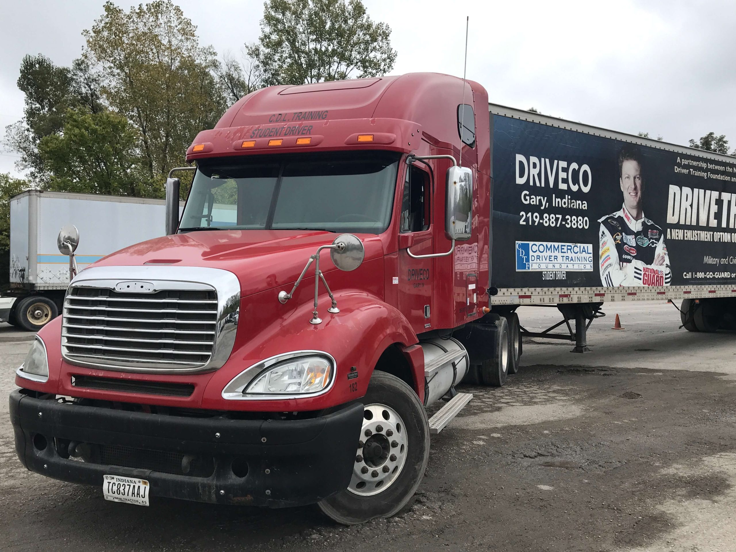 image of Red DriveCo Truck on Range